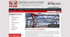 Desktop Screenshot of harrissteelbldg.com